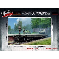 THUNDER MODEL 35904 1/35 German Flat Wagon Ssyl