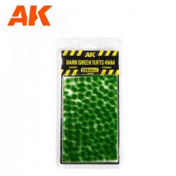 AK INTERACTIVE AK8245 DARK GREEN TUFTS 4MM
