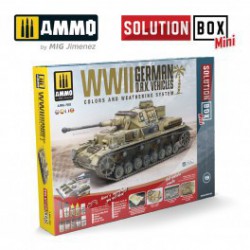 AMMO BY MIG A.MIG-7902 SOLUTION BOX MINI –WWII German D.A.K. Vehicles