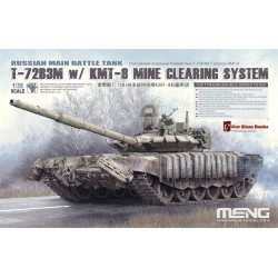 MENG TS-053 1/35 Russian Main Battle Tank T-72B3M w/ KMT-8 Mine Clearing System