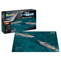 REVELL 05668 1/1200 First Diorama Set - Bismarck Battle