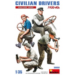 MINIART 38050 1/35 Civilian Drivers 1930-40s