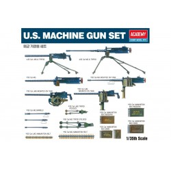 ACADEMY 13262 1/35 U.S. Machine Gun Set