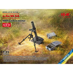 ICM 35716 1/35 s.Gr.W.34 WWII German mortar