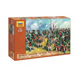 ZVEZDA 8049 1/72 Russian Infantry of Peter the Great