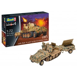 REVELL 03293 1/72 sWS with Flak 43 and Sd.Ah.58 Ammo Trailer