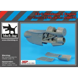 BLACK DOG A48074 1/48 E-2C Hawkeye 1 engine for Kinetic