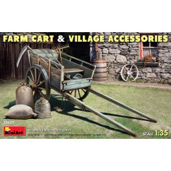 MINIART 35657 1/35 Farm Cart with Village Accessories