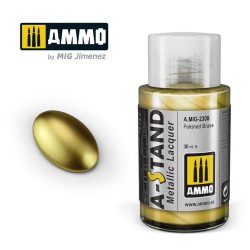 AMMO BY MIG A.MIG-2308 A-STAND Polished Brass 30 ml.
