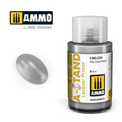 AMMO BY MIG A.MIG-2355 A-STAND Grey Gloss Primer 30 ml.