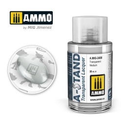 AMMO BY MIG A.MIG-2400 A-STAND Transparent Medium 30 ml.