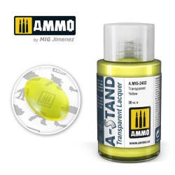 AMMO BY MIG A.MIG-2402 A-STAND Transparent Yellow 30 ml.
