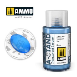 AMMO BY MIG A.MIG-2403 A-STAND Transparent Blue 30 ml.
