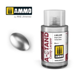 AMMO BY MIG A.MIG-2450 A-STAND Bright Silver Candy Base 30 ml.