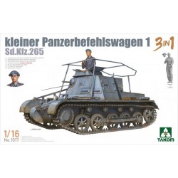 TAKOM 1017 1/16 Sd.Kfz.265 Kleiner Panzerbefehlswagen 1 3 in 1