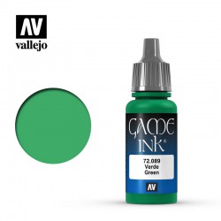 VALLEJO 72.089 Game Color Green  Ink Ink 17 ml.