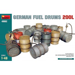 MINIART 49002 1/48 German Fuel Drums 200l set
