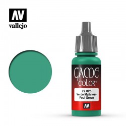 VALLEJO 72.025 Game Color Foul Green Color 17 ml.
