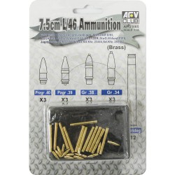 AFV CLUB AF35085 1/35 7.5cm L/46 Ammunition