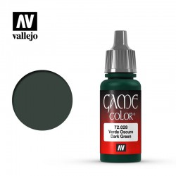 VALLEJO 72.028 Game Color Dark Green Color 17 ml.