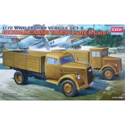 ACADEMY 13404 1/72 German Cargo Truck (Early & Late)