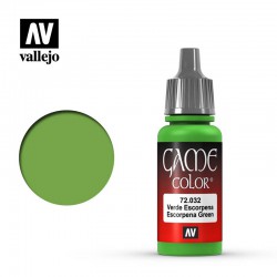 VALLEJO 72.032 Game Color Escorpena Green Color 17 ml.