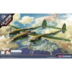 ACADEMY 12208 1/48 P-38F "Glacier Girl"