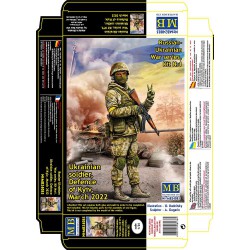 MASTERBOX MB24085 1/24 Ukrainian soldier, Defence of Kyiv, March 2022