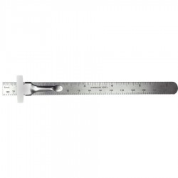 EXCEL 55677 6" (15.2cm) Stainless Steel Ruler