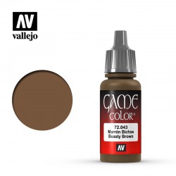 VALLEJO 72.043 Game Color Beasty Brown Color 17 ml.