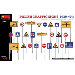 MINIART 35664 1/35 Polish Traffic Signs 1930-40s