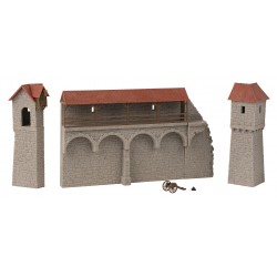 FALLER 130693 1/87 Fortified Towers Old-Town wall set