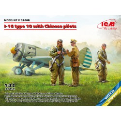 ICM 32008 1/32 I-16 type 10 with Chinese pilots