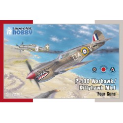 SPECIAL HOBBY SH72367 1/72 P-40D Warhawk/Kittyhawk Mk.I 'Four Guns'