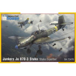 SPECIAL HOBBY SH72470 1/72 Junkers Ju 87D-3 Stuka 'Stuka Experten'