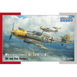 SPECIAL HOBBY SH72474 1/72 Messerschmitt Bf 109E-1/B 'Hit and Run Raiders'