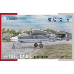 SPECIAL HOBBY SH72475 1/72 Heinkel He 162A Spatz 'Captured Birds'