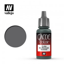 VALLEJO 72.054 Game Color Gunmetal Metallic 17 ml.