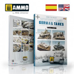 AMMO BY MIG A.MIG-6039 How to Paint Winter WWII German Tanks (Anglais-Espagnol)