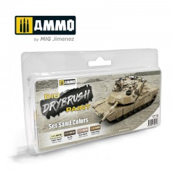 AMMO BY MIG A.MIG-7304 DRYBRUSH Set Sand Colors