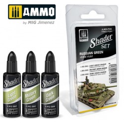 AMMO BY MIG A.MIG-7321 SHADER Set  Russian Green 