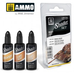 AMMO BY MIG A.MIG-7324 SHADER Set  Rust 