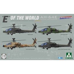 TAKOM 2603 1/35 AH-64E Attack Helicopter