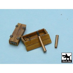 BLACK DOG T48015 1/48 10 boxes and ammo Panther ammo boxes