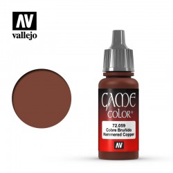 VALLEJO 72.059 Game Color Hammered Copper Metallic 17 ml.