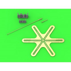 MASTER MODEL GM-35-045 1/35 German WWII 1,8m star antenna (for command tanks) (1pc)
