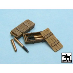 BLACK DOG T48014 1/48 10 boxes and ammo KING Tiger ammo boxes