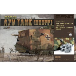 MENG TS-017s 1/35 German A7V Tank (Krupp) & Engine, Limited Edition