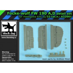 BLACK DOG A32001 1/32 Focke-Wulf FW 190 A/D detail set