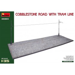 MINIART 36065 1/35 Cobblestone Road w/Tram Line
